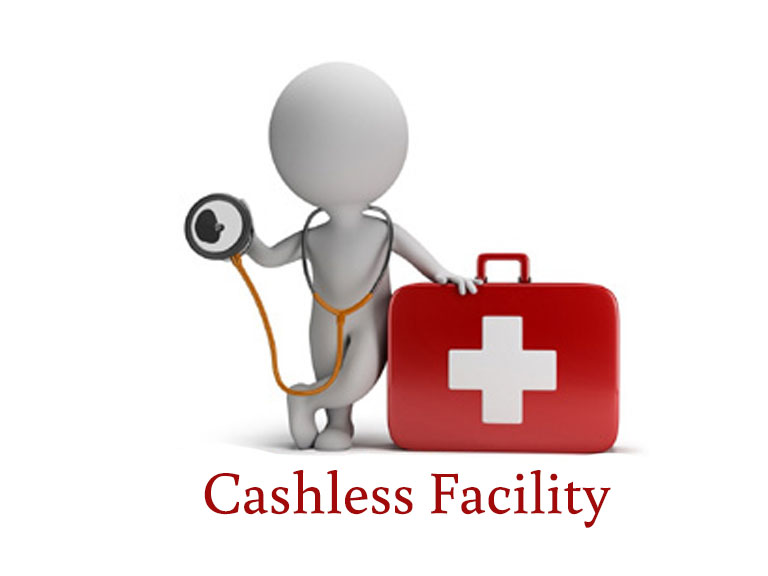 Cashless facilities at Laxmi Eye Hospitals and Institute in Navi Mumbai, centres at Panvel, Kharghar, Kamothe and Dombivali.